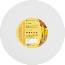 Холст на картоне круглый "Сонет", 30 см, хлопок, 280 г/м2, среднее зерно