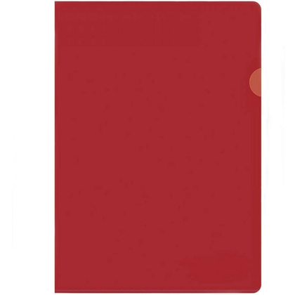 Папка-уголок "Inter-folia", A4, 115 мк, красный