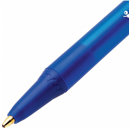 Ручка шариковая автоматическая "Bic Round Stic Clic", 0.32 мм, синий, стерж. синий - 3