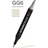 Маркер перманентный двусторонний "Sketchmarker Brush", GG6 серо-зеленый 6