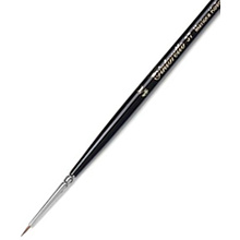 Кисть для рисования "Tintoretto  Martora Kolinsky SIB", сибирский колонок, круглая, №4/0