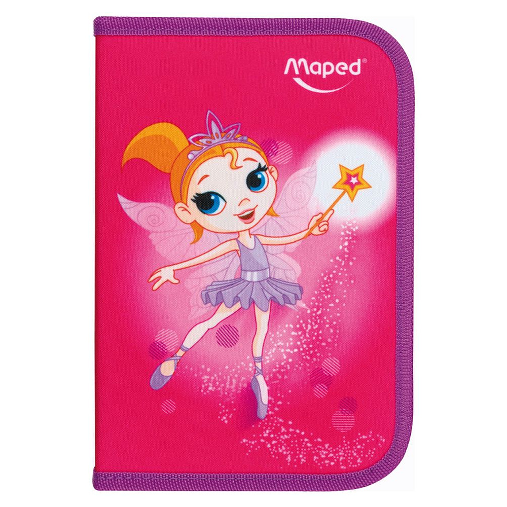Пенал Maped "Fairy", 1 отделение, с наполнением