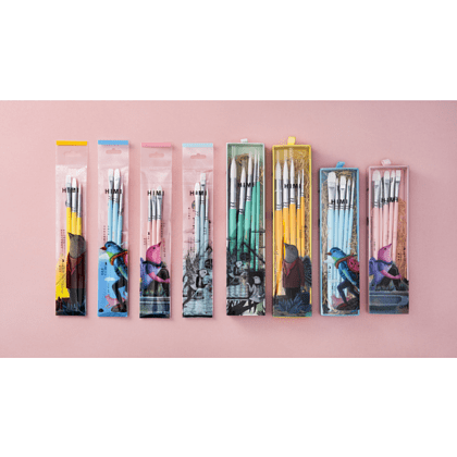 Набор кистей для рисования "Himi Miya Little Bird", синтетика, 5 шт - 10