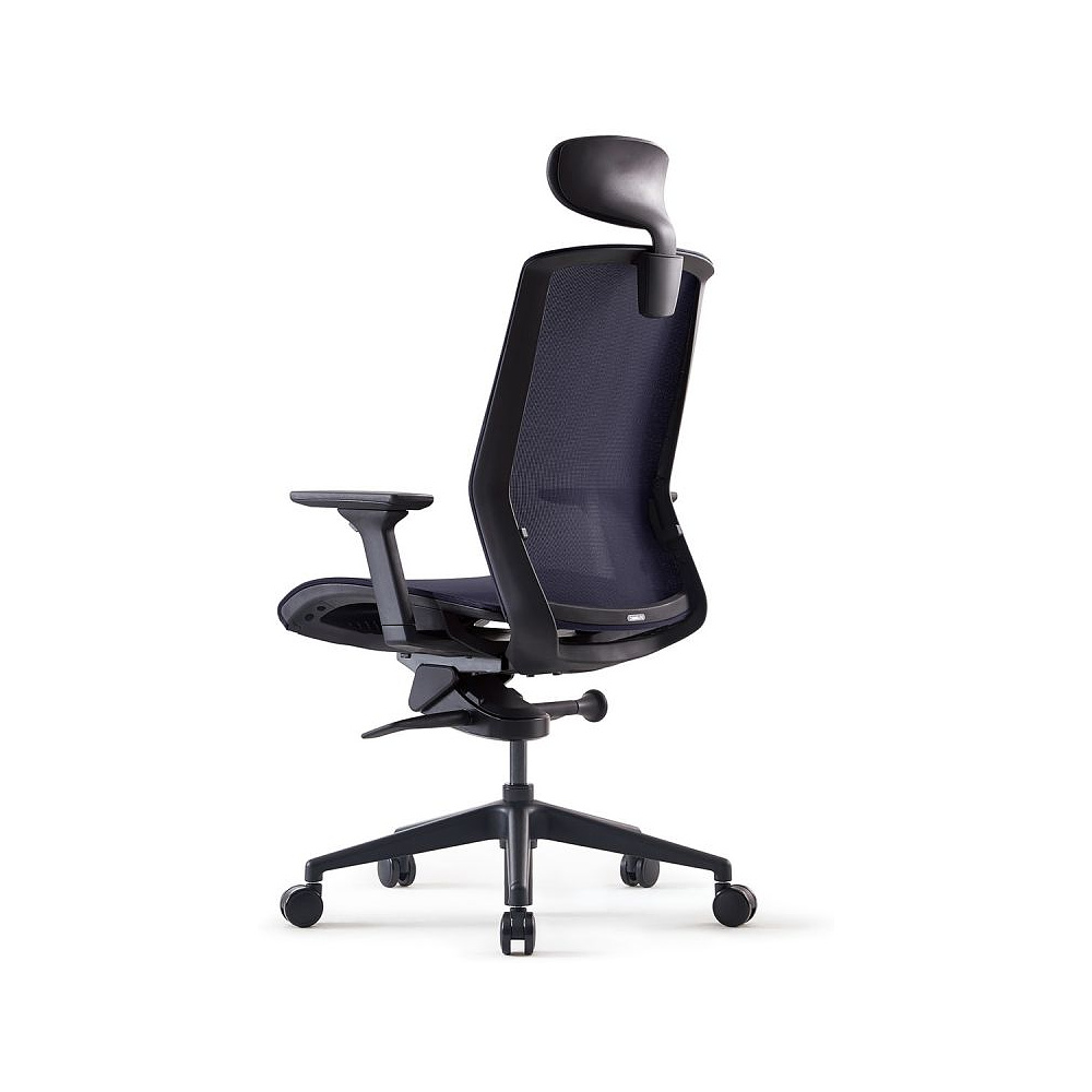 Кресло для руководителя BESTUHL "J15", сетка, пластик, темно-серый - 4