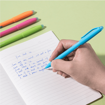 Ручка гелевая "Erasable", 0.5 мм, ассорти, стерж. синий - 2