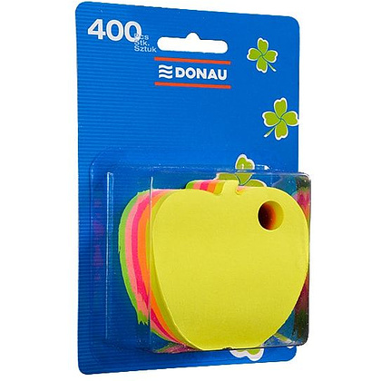 Бумага для заметок на клейкой основе "Apple", 70x70 мм, 400 листов, ассорти неон