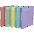 Папка на резинках "Chromaline Pastel", A4, 40 мм, полипропилен, ассорти