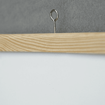 Магнитная доска с полимерным покрытием "C", 90х120 см, белый - 3