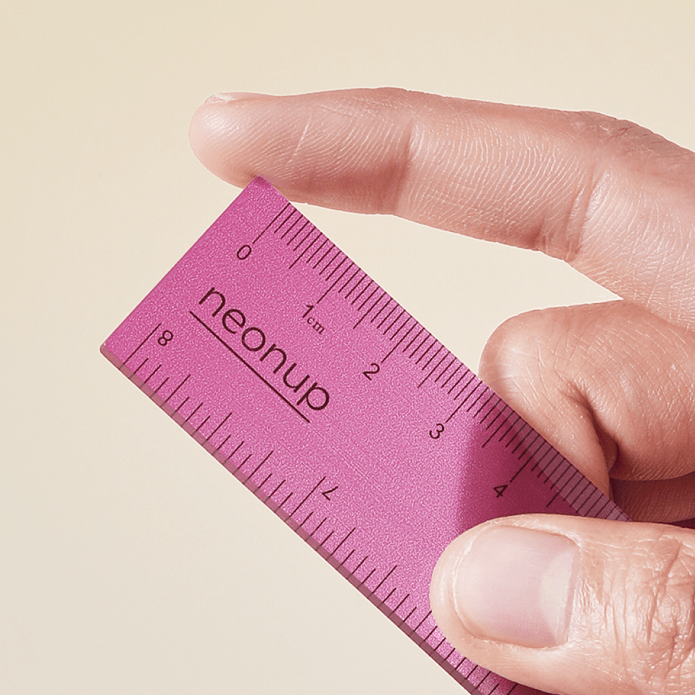 Линейка "Deli EH653", 20 см, прозрачный, ассорти градиент  - 3