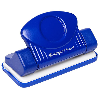 Дырокол Kangaro "Perfo-10", 10 листов, темно-синий