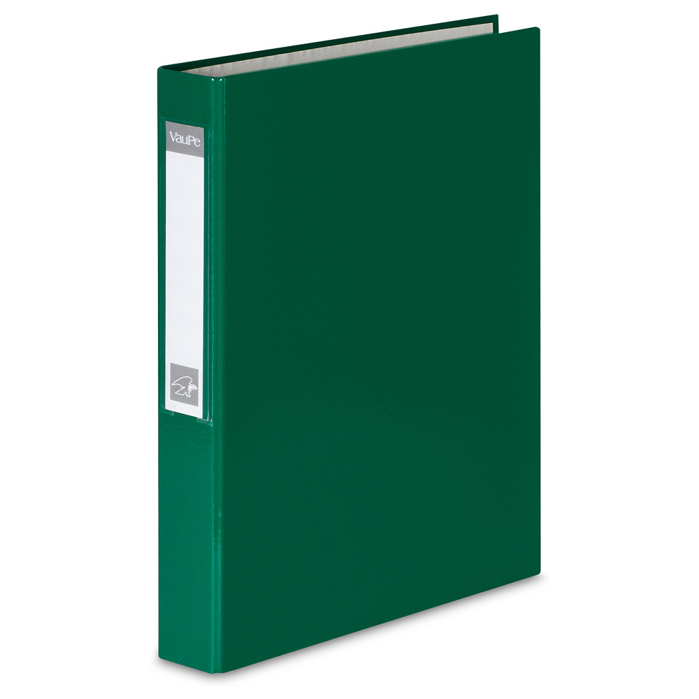 Папка на кольцах "VauPe", 2 кольца, А4, зеленый