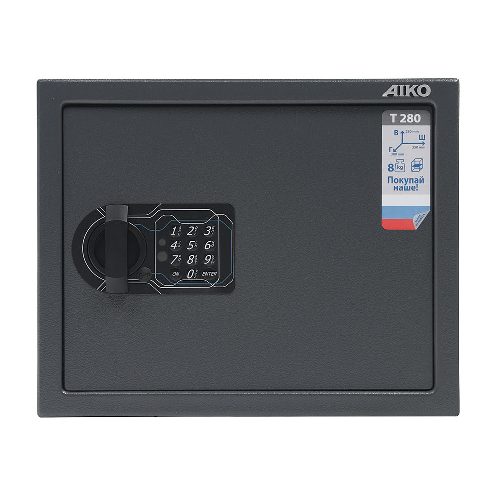 Мебельный сейф AIKO Т-280EL, 280x350x300 мм - 4