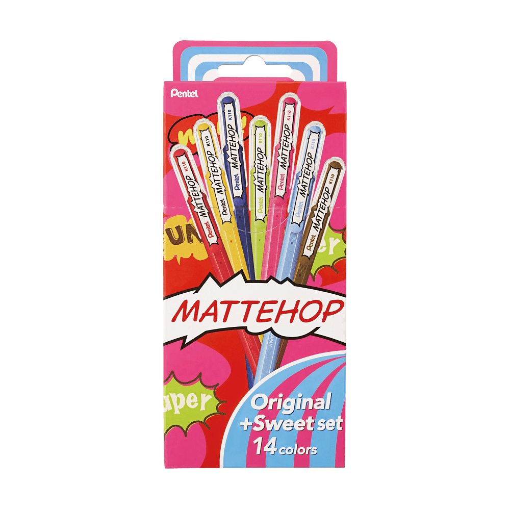 Набор ручек гелевых Mattehop "Original + Sweet Set", 0.5 мм, ассорти, 14 шт