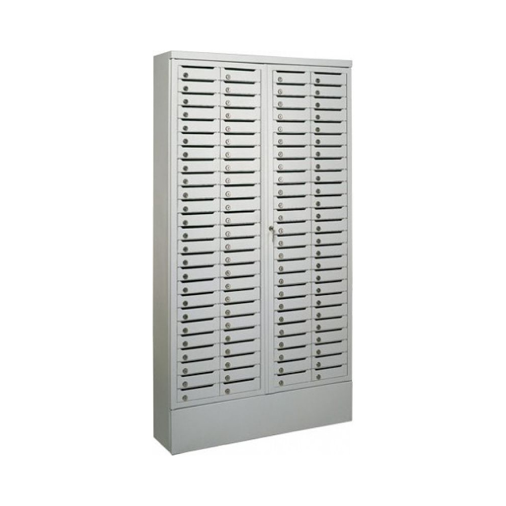 Шкаф абонентский "ША 100Д2", 1850x975x260 мм, 100 ячеек