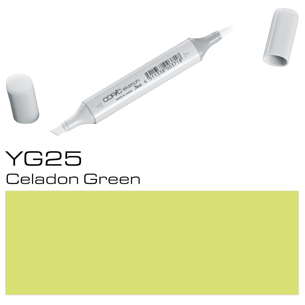 Маркер перманентный "Copic Sketch", YG-25 зеленый цвет селадона