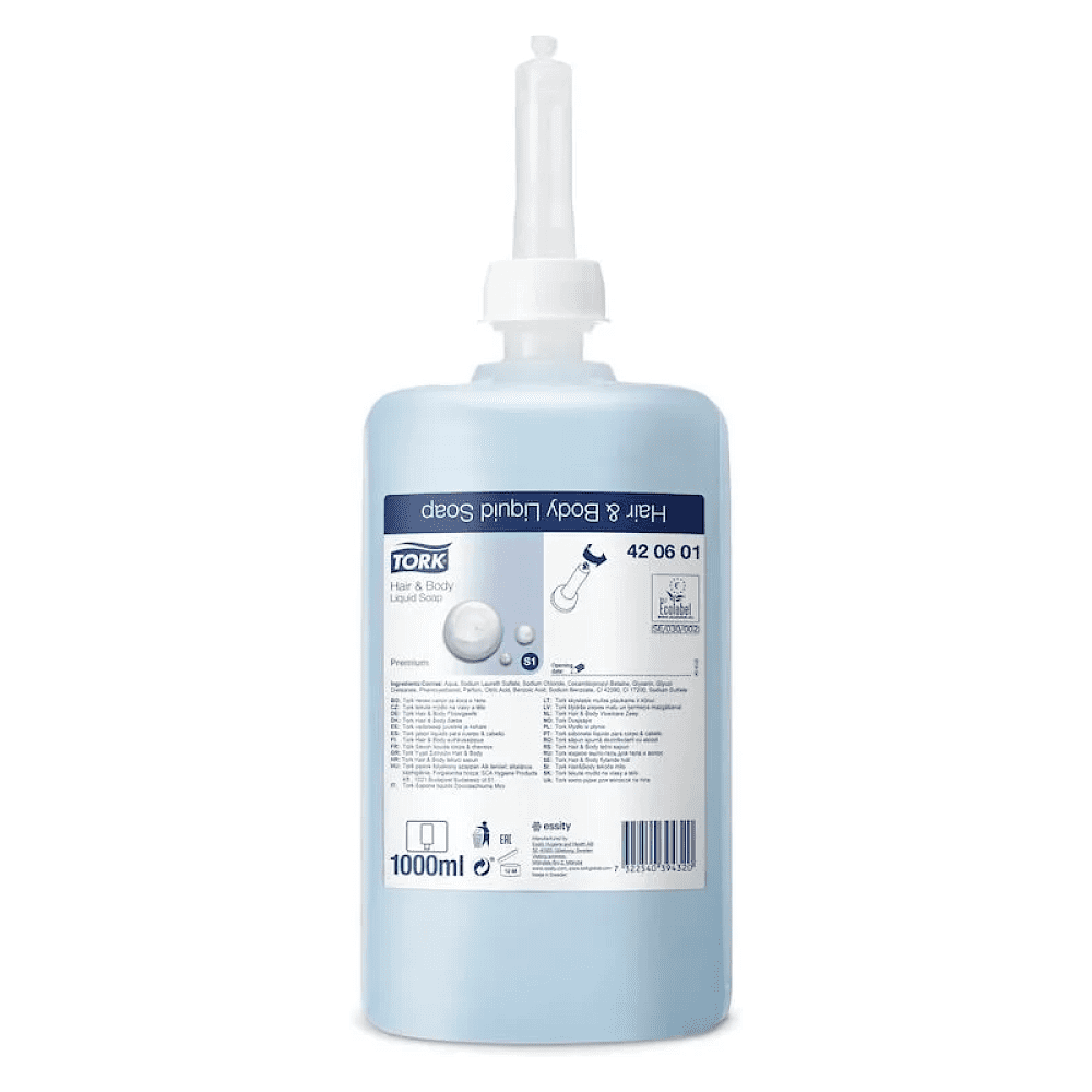 Мыло-крем для душа "Tork Premium", S1, 1 л (420601) - 2