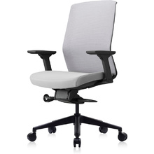 Кресло для руководителя Bestuhl "J1", сетка, ткань, пластик, серый 