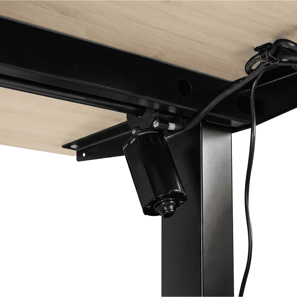 Стол с электроприводом двухмоторный Fit Focus Space Dual (720-1200 мм), черный/Сосна Аланд полярная (регулируемый по высоте каркас арт. 9220296 и столешница арт. 9072455) - 4