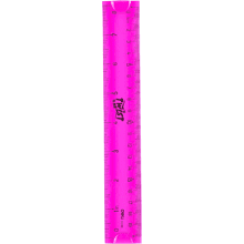 Линейка "Deli E6208", 20 см, ассорти