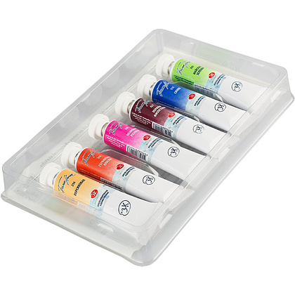 Краски акварельные "Белые ночи полночь ботанический скетч", набор 6 цветов, тубы - 6