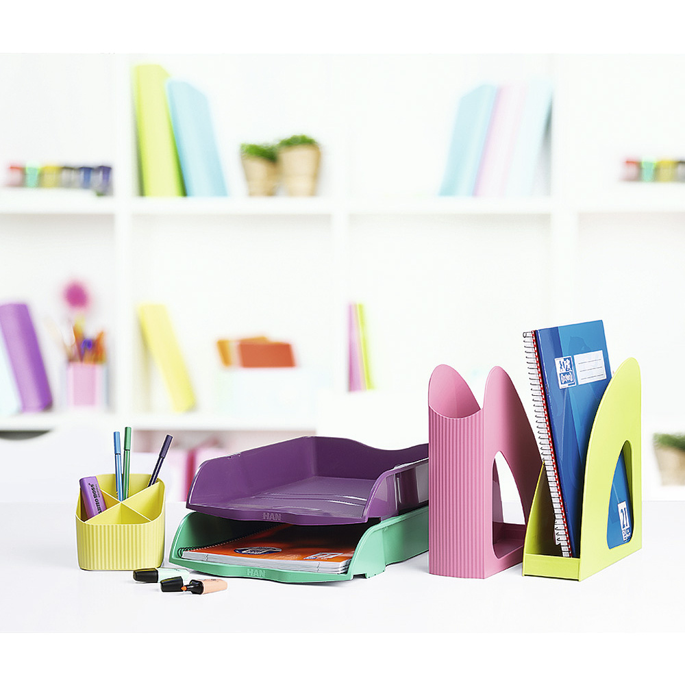 Модуль для бумаг горизонтальный "Re-Loop", фиолетовый - 5