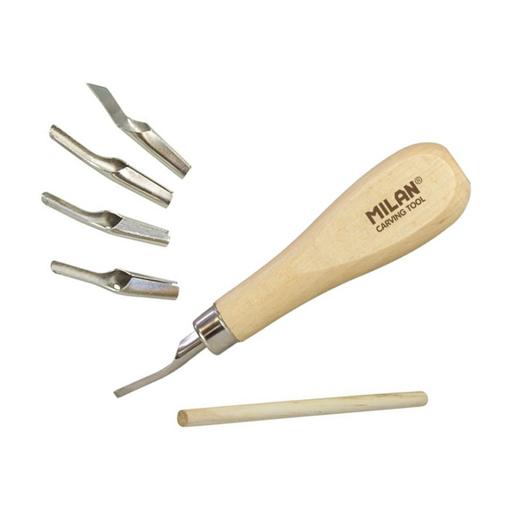 Набор резцов для линогравера "Milan", 5 шт.