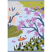 Тетрадь "За мечтой", А4, 48 листов, клетка, ассорти