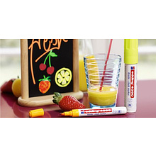 Маркер меловой Edding "4095", желтый