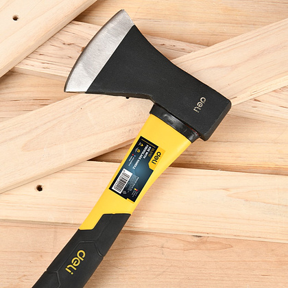 Топор "Deli" 1 кг, фиберглас. рукоятка - 6