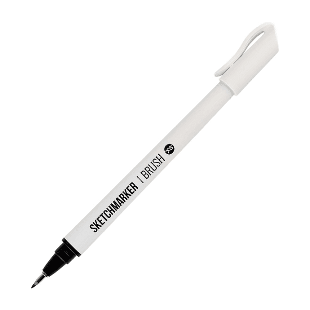Ручка капиллярная "Sketchmarker brush extra small", черный