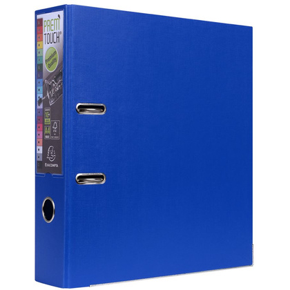 Папка-регистратор "Exacompta", A4, 80 мм, ПВХ, синий