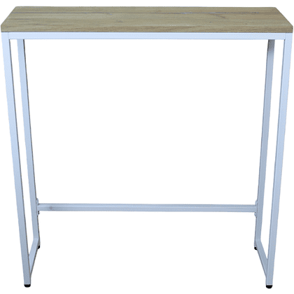 Стол консольный RION ALLERD, белый муар, Дуб Нокс - 2