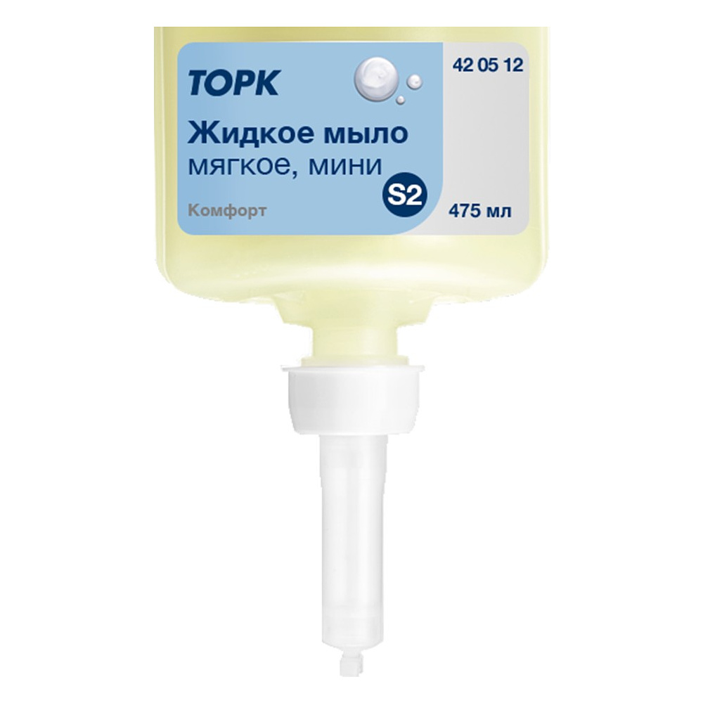 Мыло жидкое TORK Комфорт S2 мини, 475 мл, мягкое (420512) - 3