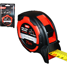 Рулетка Deli RS EDL377528, 7.5 м х 28 мм, метрическая, черный, красный