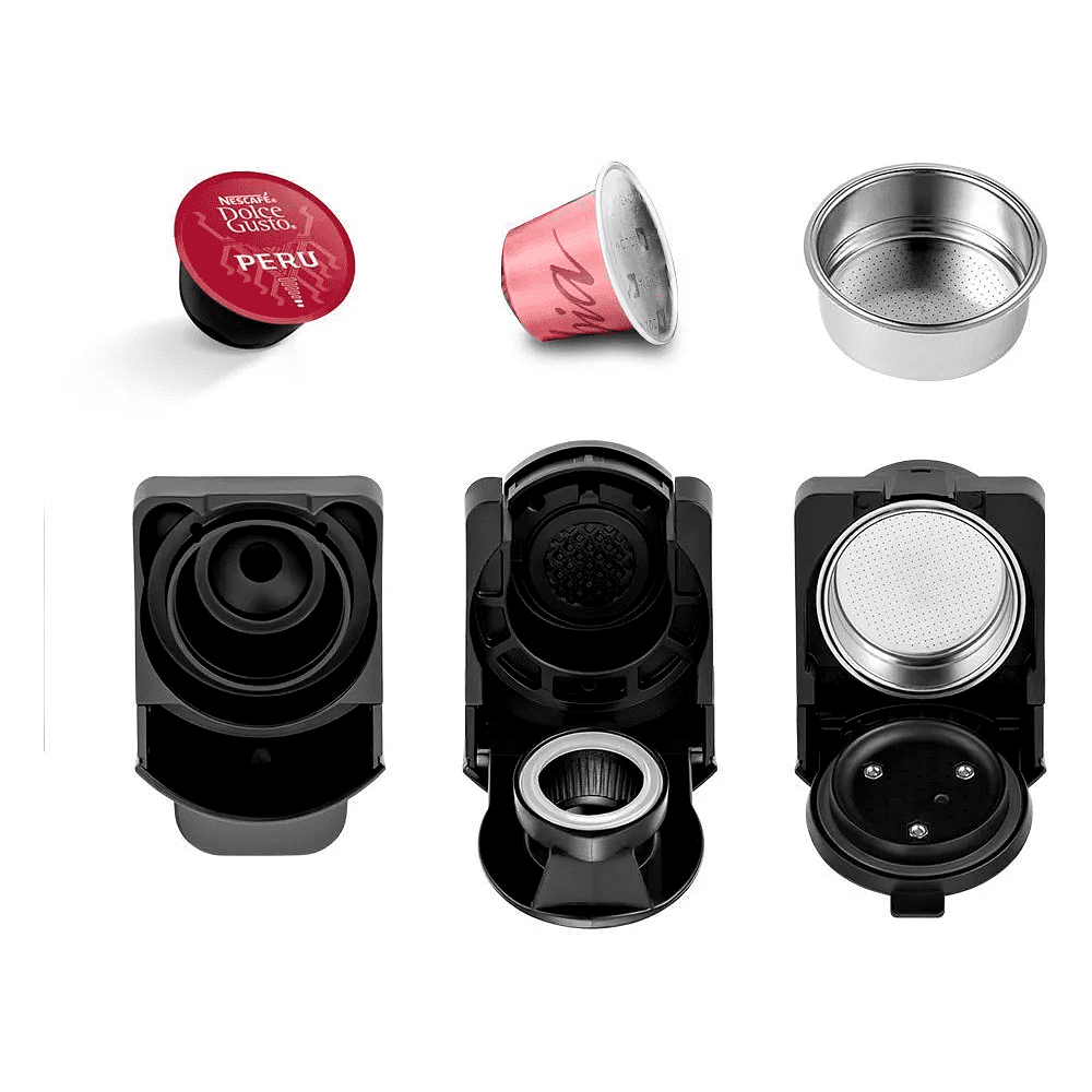 Кофеварка Kitfort KT-7105-1, черно-фиолетовая - 6