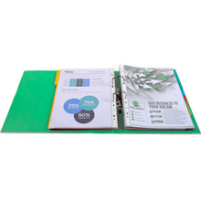 Папка-регистратор "Exacompta", A4, 80 мм, ПВХ, зеленый