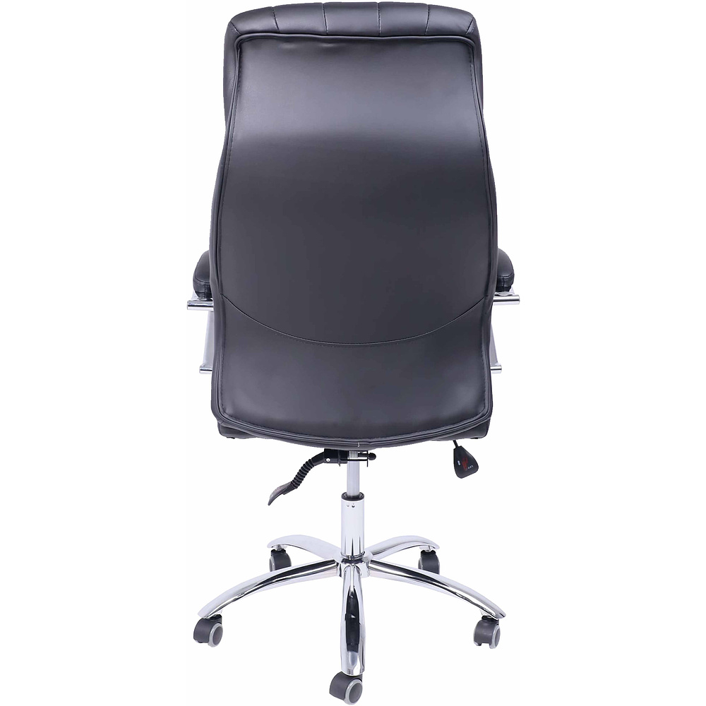 Кресло для руководителя AksHome "Mastif", экокожа, хром, черный - 6