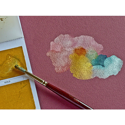 Бумага для смешанных техник"Fabriano. Cromia", 50х65 см, 220 г, светло-синий - 3