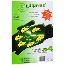 Самоклеящиеся этикетки универсальные "Rillprint new", 105х74
