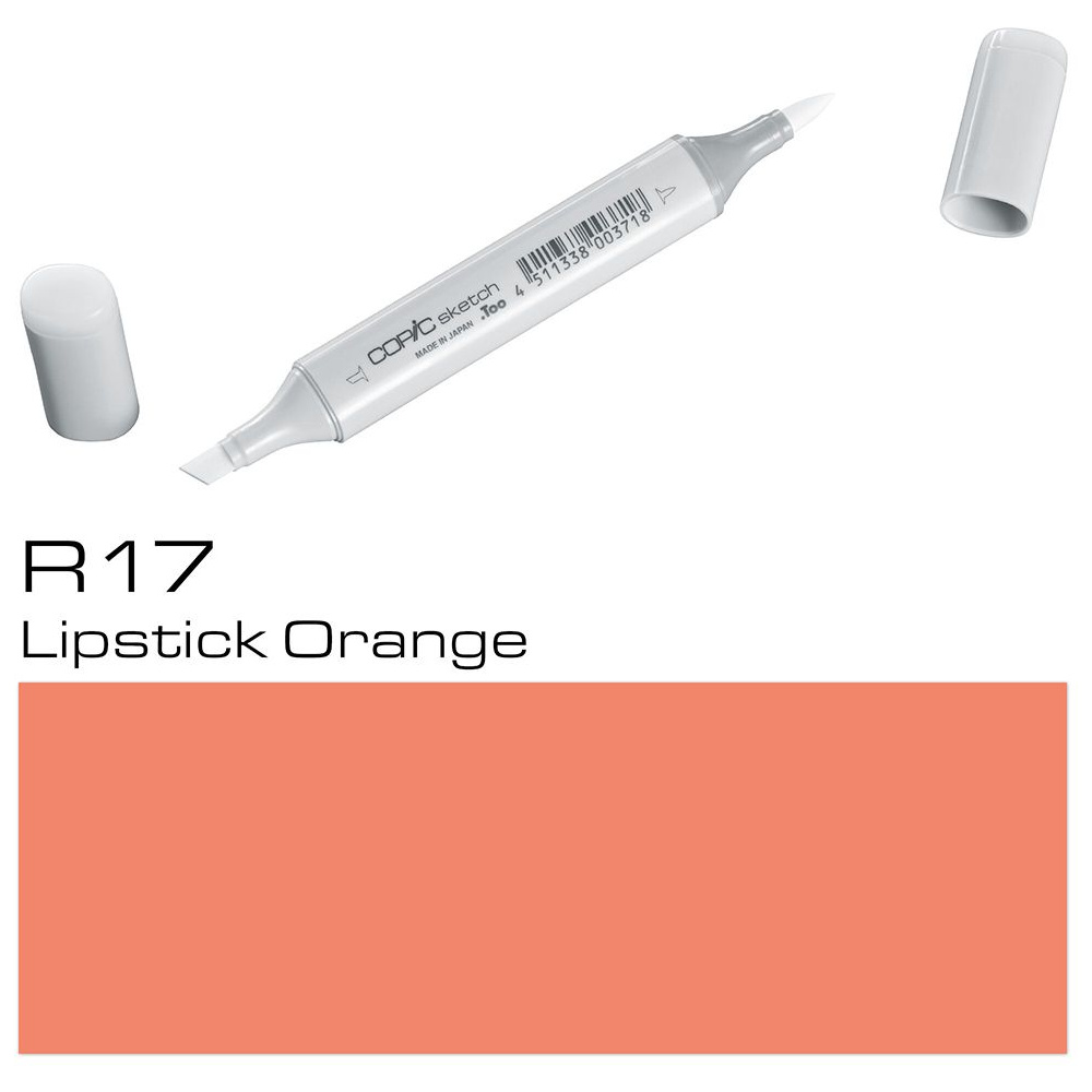 Маркер перманентный "Copic Sketch", R-17 оранжевая помада