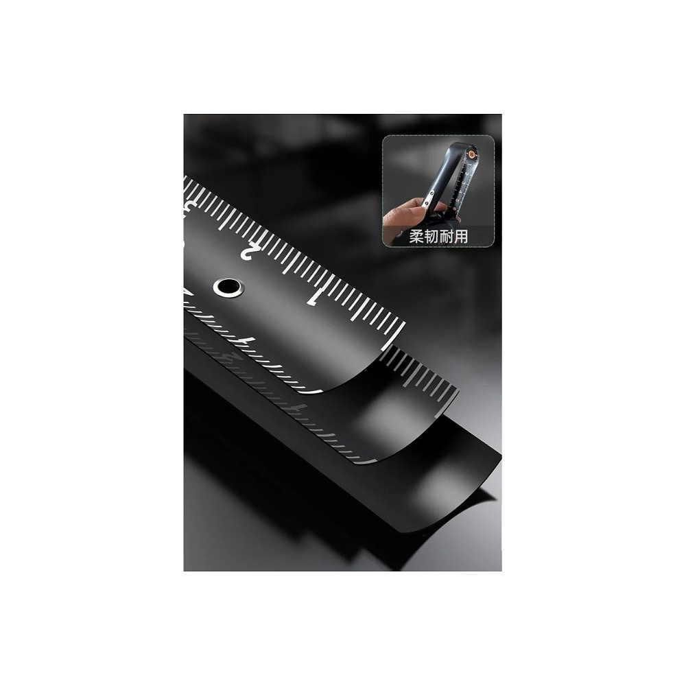 Рулетка Deli HS HT8316C, 3м х 16 мм, Soft Touch, оранжевый - 3