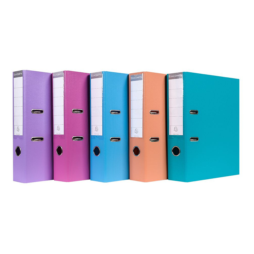 Папка-регистратор, A4, 70 мм, ПВХ, розовый - 8