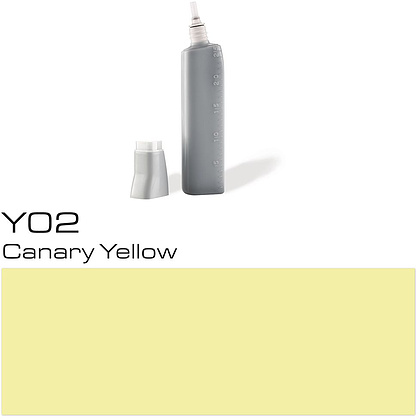 Чернила для заправки маркеров "Copic", Y-02 жёлтая канарейка