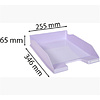Модуль для бумаги горизонтальный "Aquarel", лиловый - 4