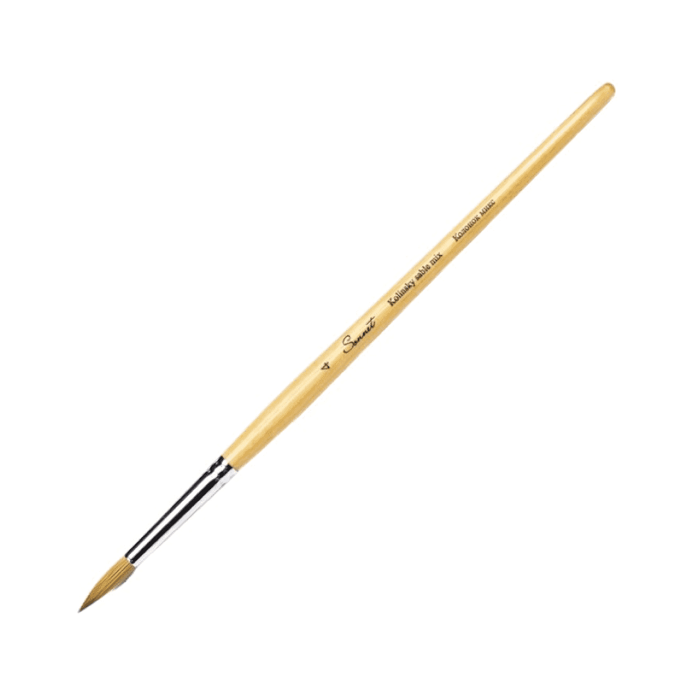 Кисть "Сонет", колонок микс, №4