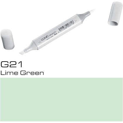 Маркер перманентный "Copic Sketch", G-21 зеленый лайм