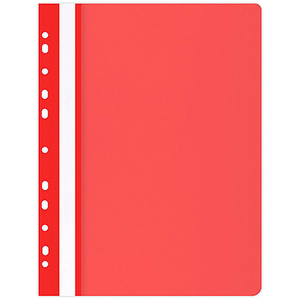 Папка-скоросшиватель с перфорацией "Office Product", А4, красный