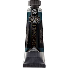 Краски масляные "Rembrandt", 683 ультрамарин зеленый, 15 мл, туба