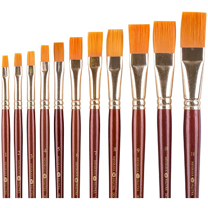 Кисть "Decola", синтетика, плоская, №3 - 4