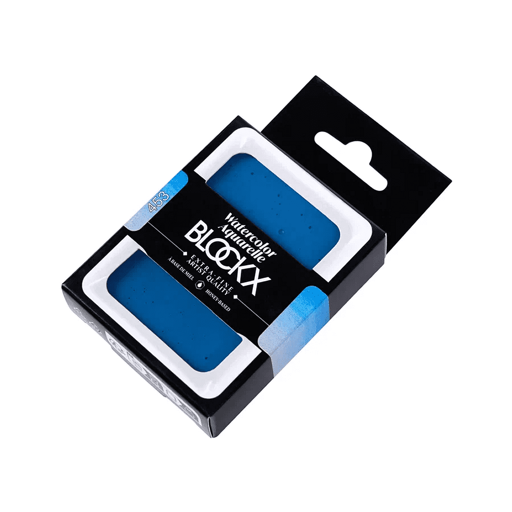 Краски акварельные "Blockx. Giant pan", 453 церулеум серый, 18 мл., кювета - 2